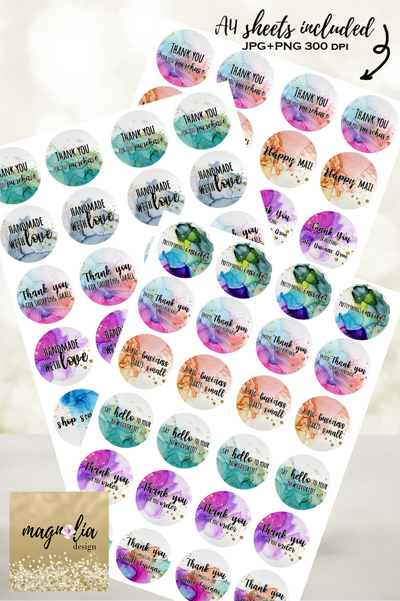 Small business sticker bundle PNG (1232109)