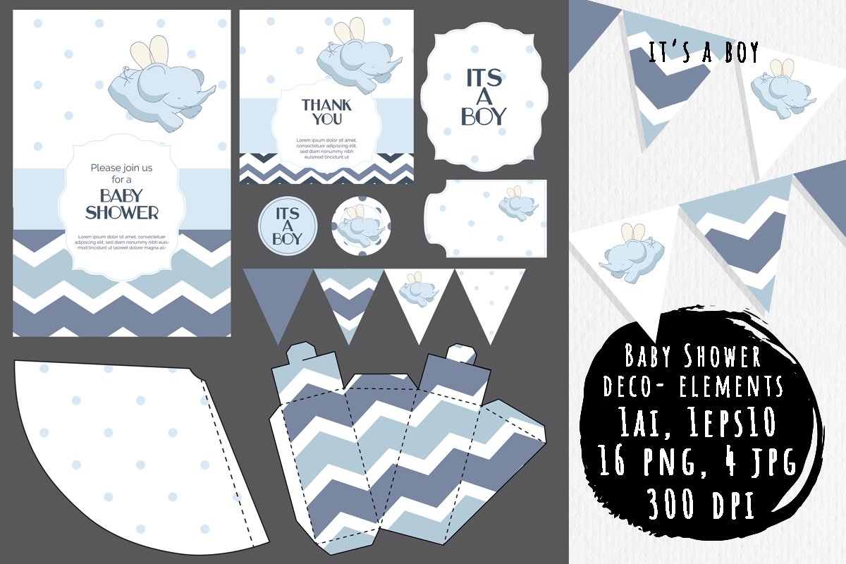 Baby shower it's a boy (960113)