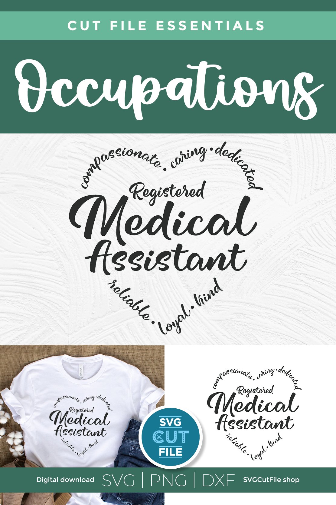 RMA svg - Registered Medical Assistant SVG
