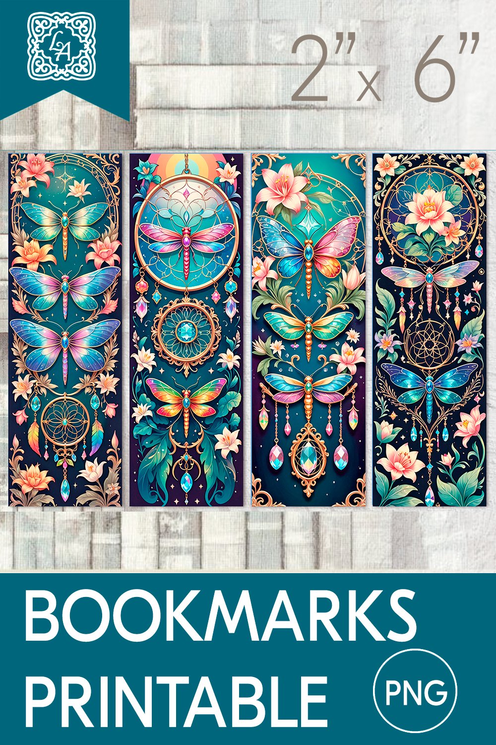Dragonfly Printable Bookmark
