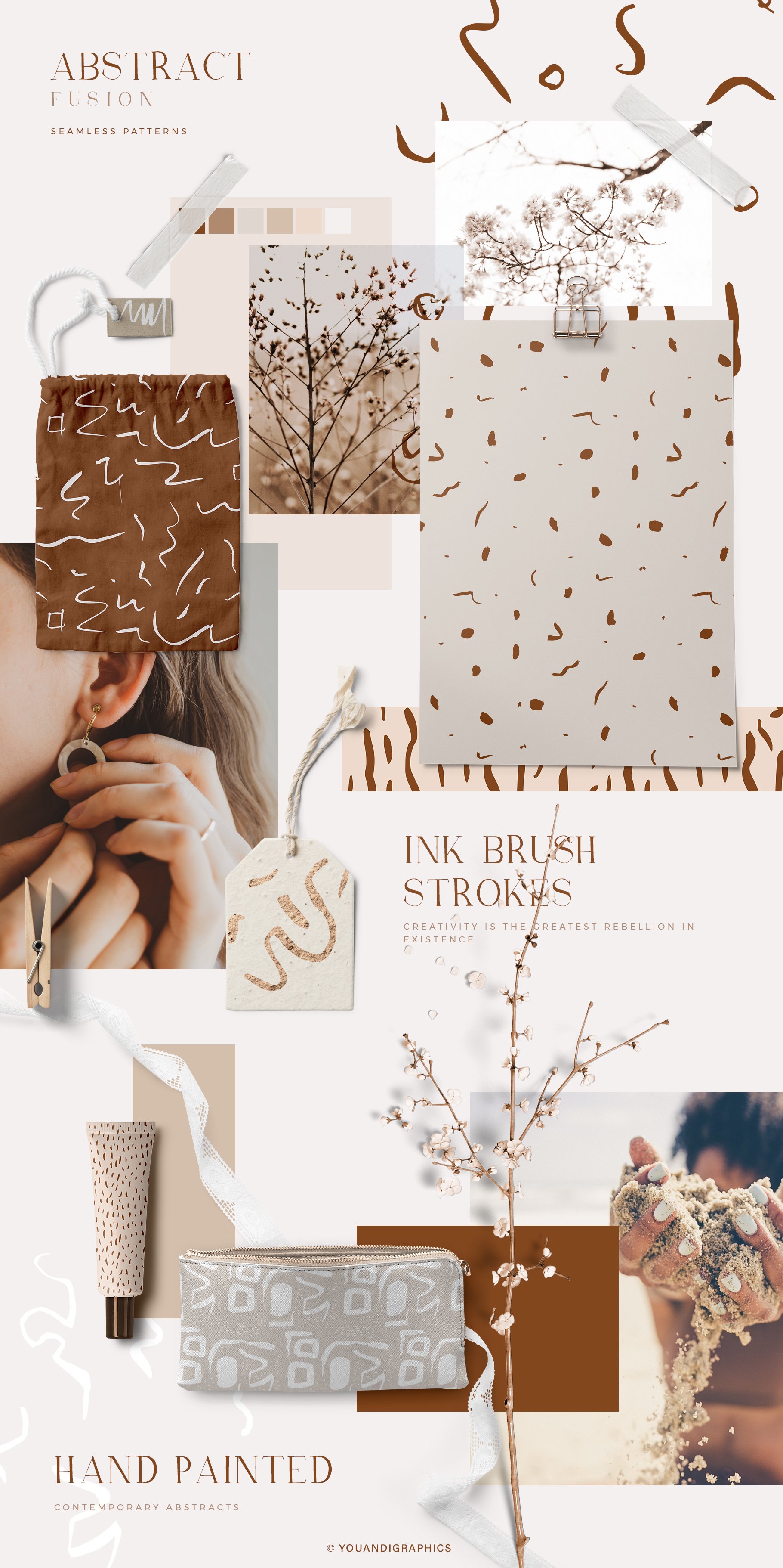 Abstract Fusion Seamless Patterns