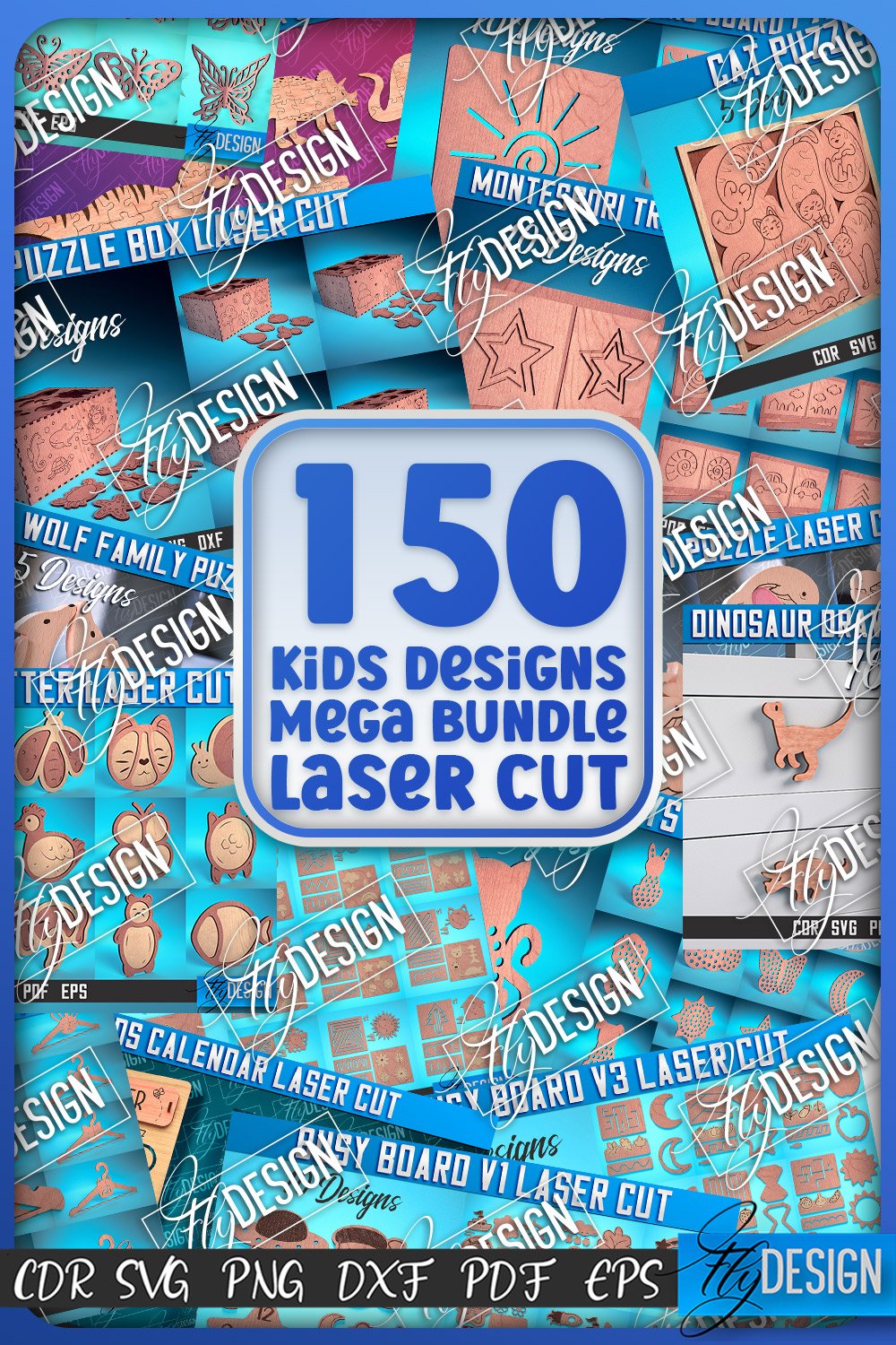 Kids Laser Cut Mega Bundle | Children Laser Cut | Baby SVG