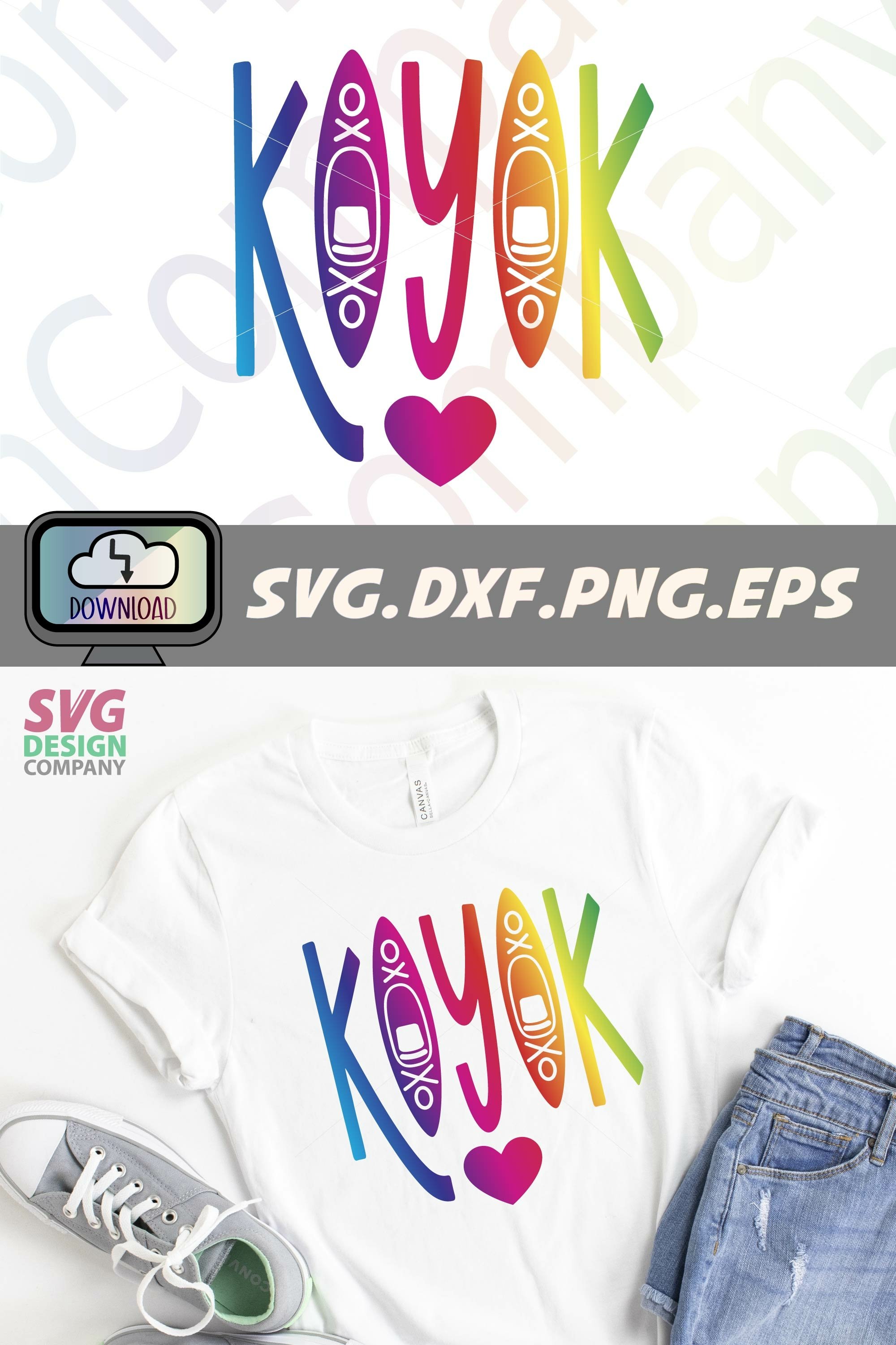 kayak love svg for Cricut, kayak themed png for sublimation