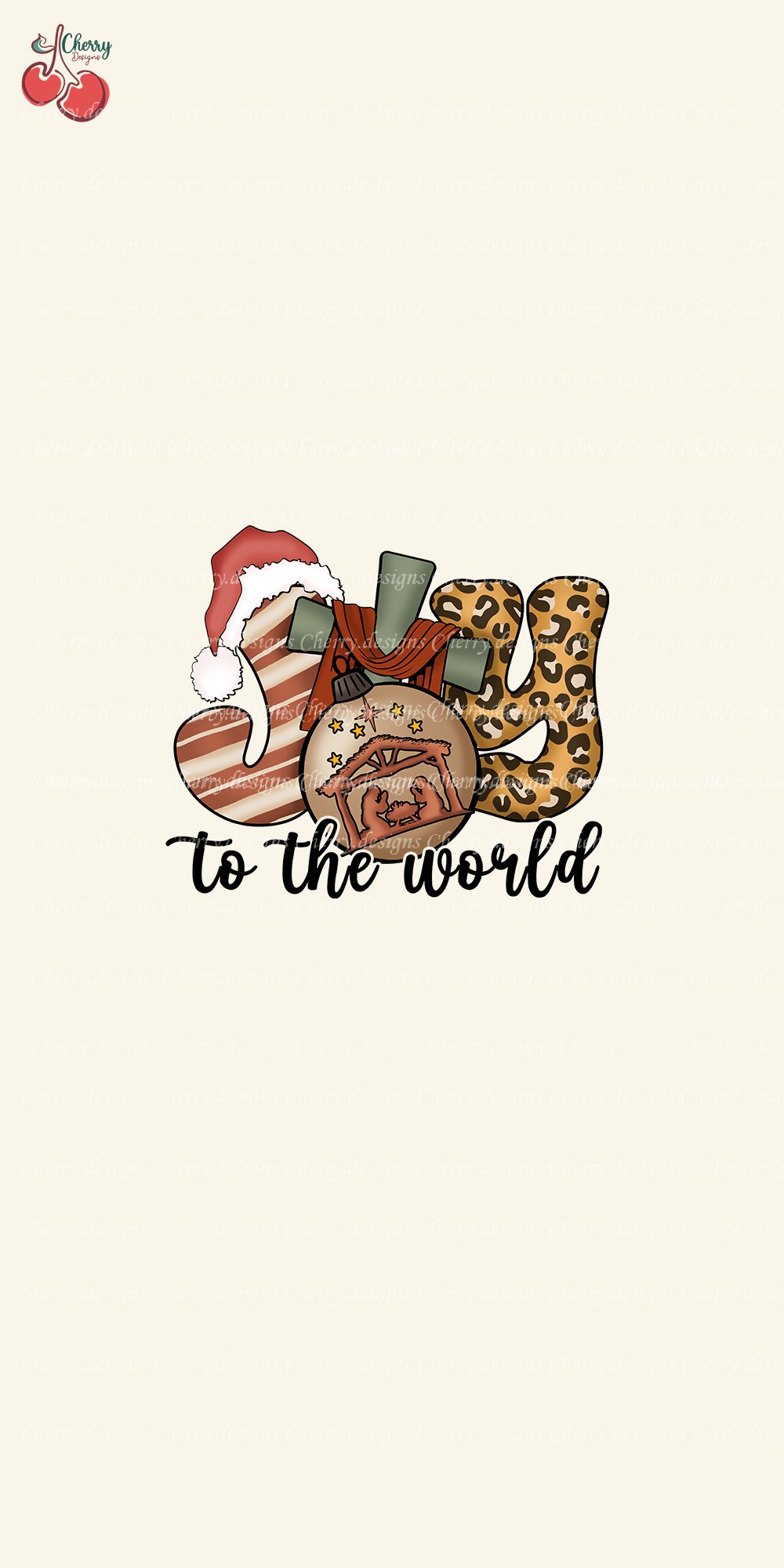 Joy To The World PNG, Jesus Christmas PNG, Christian Cross