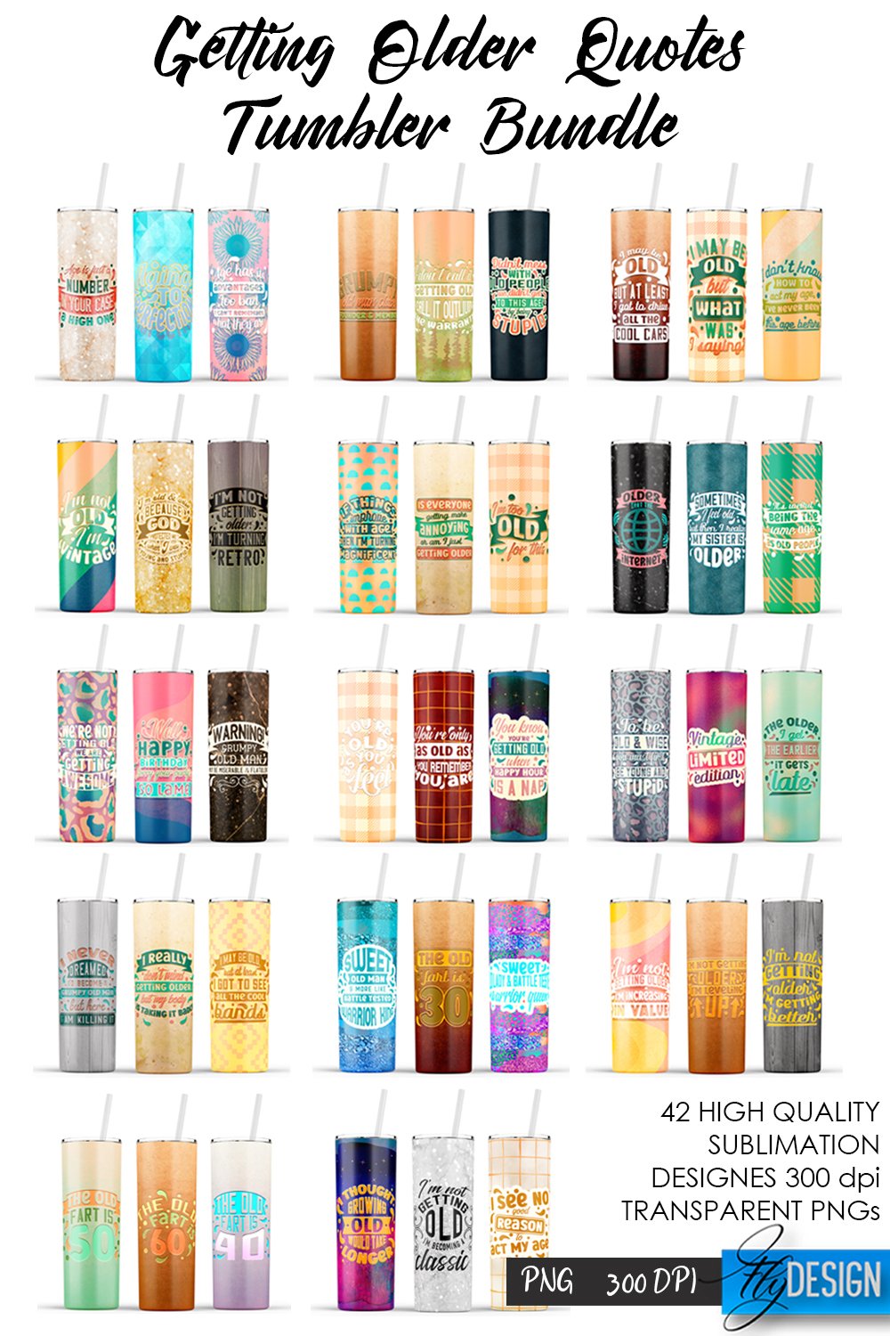 Getting Older Tumblers 20 Oz Tumbler Funny Tumbler Wrap