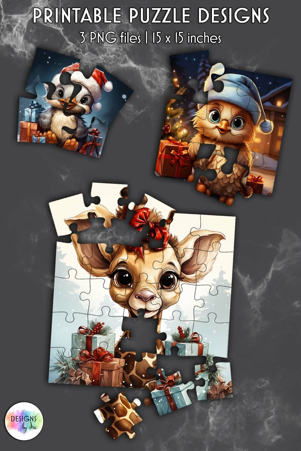 Christmas Puzzles for Kids | Printable Puzzle Designs
