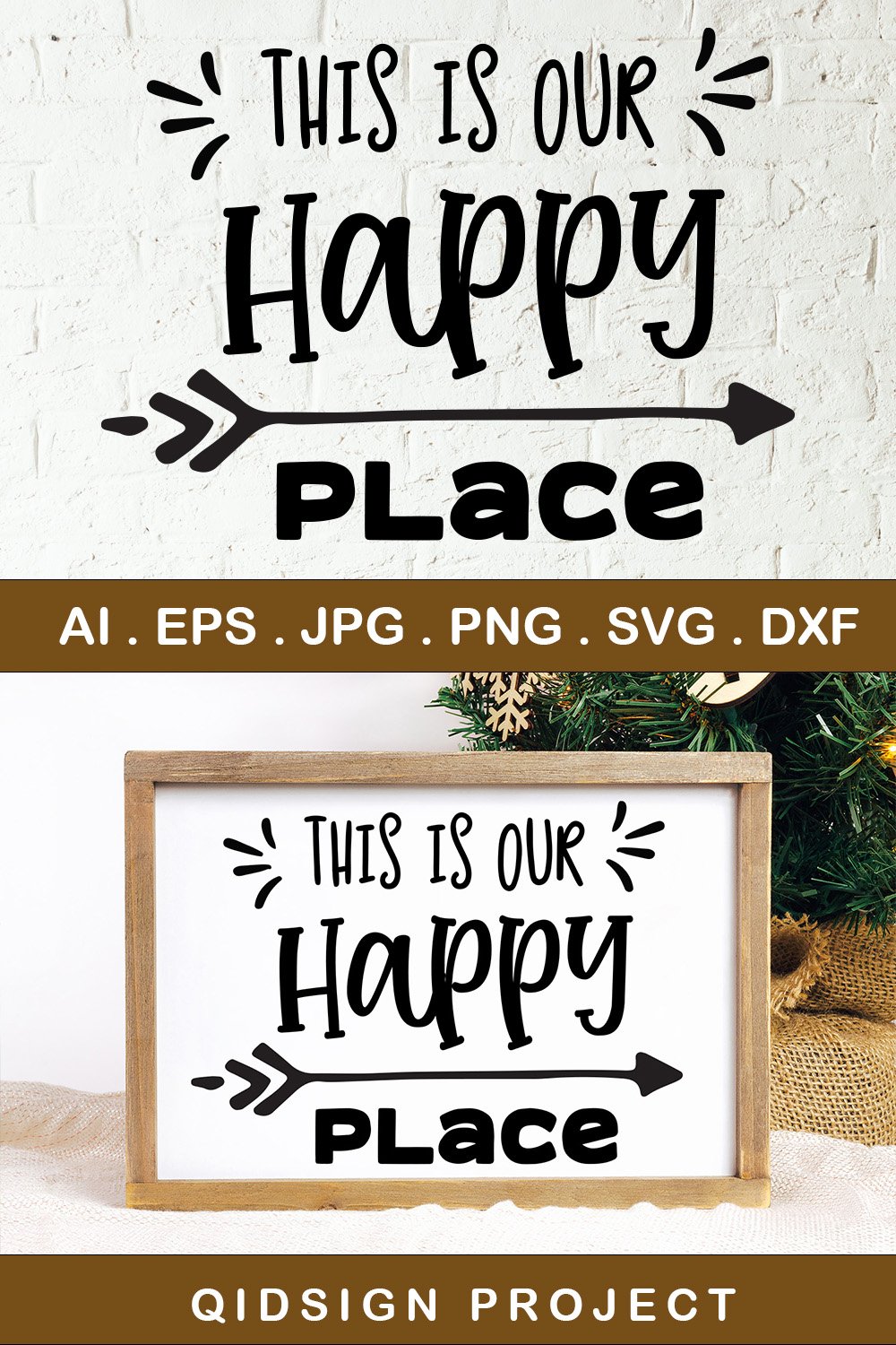 This is our happy place| SVG File