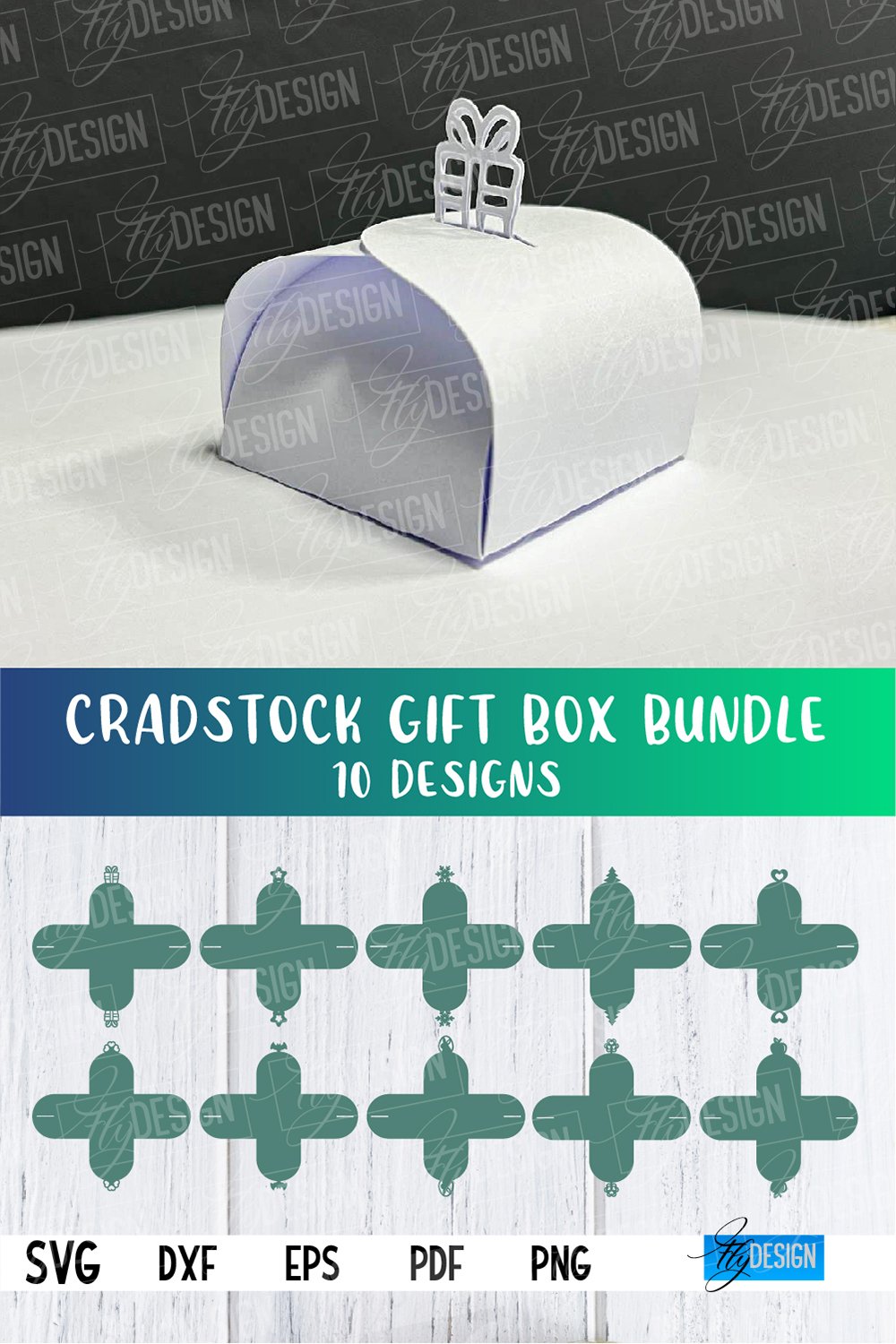 Cardstock Treat Box Design| Cardstock Gift Box SVG|Christmas
