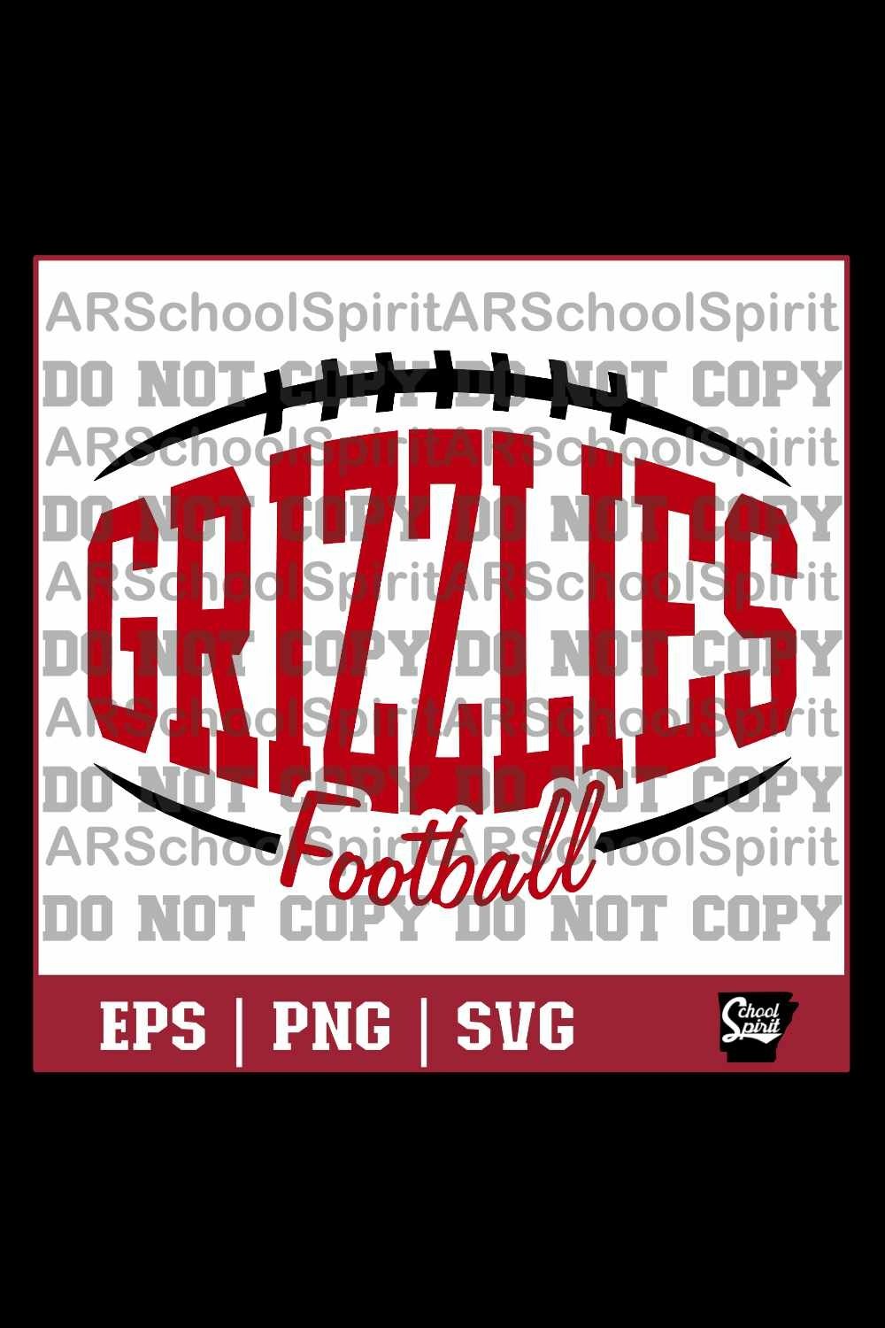 Grizzlies Football SVG Shirt Design