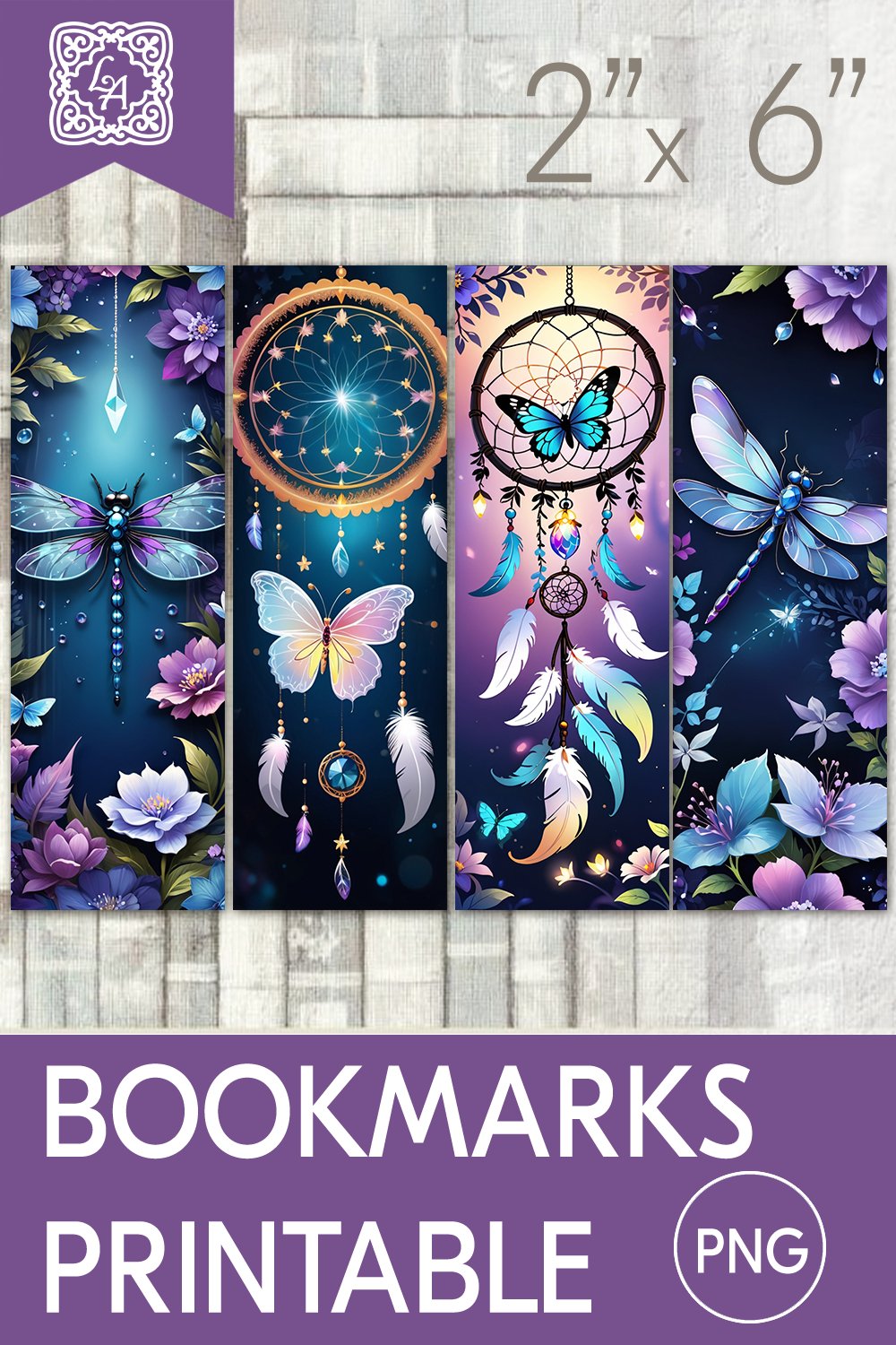 Dragonfly Printable Bookmark