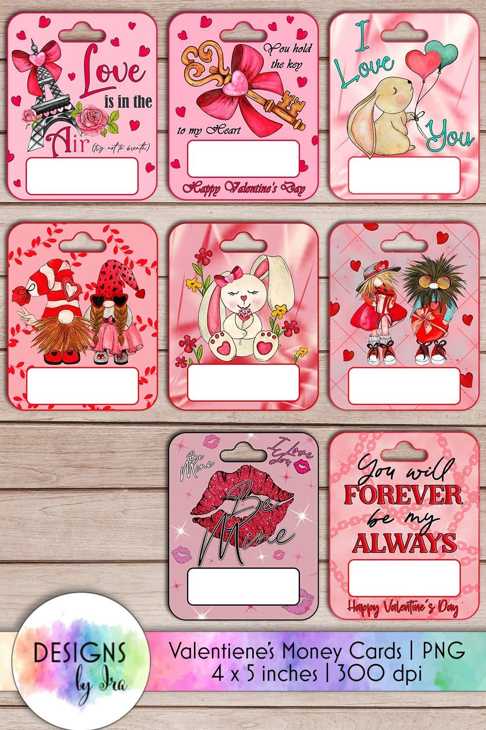 Valentines Money Cards | Printable Money Cards Crafts