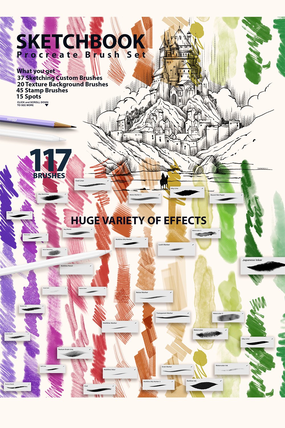 PROCREATE SKETCHBOOK BRUSHES