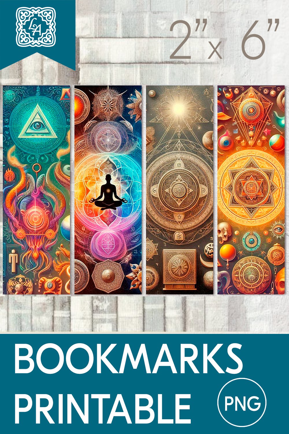 Esoteric Printable Bookmark 4 PNG