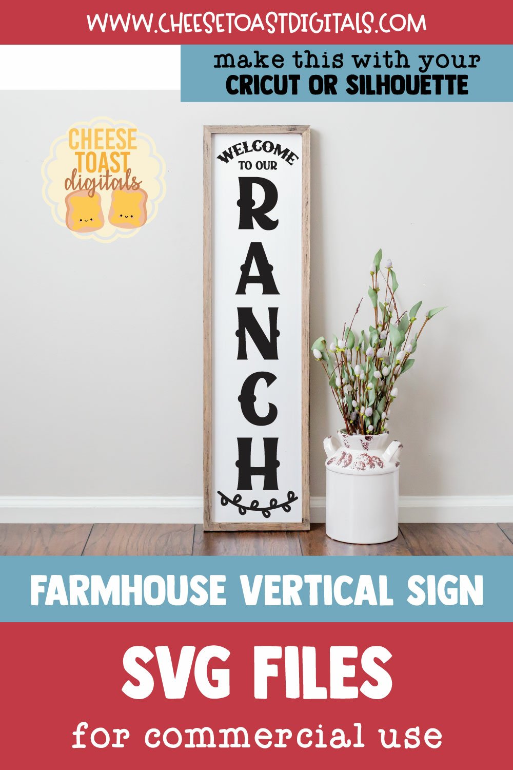 Pink Ranch Sign Svg Vertical Porch Sign SVG | Welcome To Our Ranch