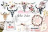 Boho tribe graphics and illustrations