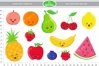 Kawaii Fruit Clipart Set - PNG Files - 12 Graphics (360654 ...