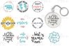 Keychain Svg Bundle (1272034) | Cut Files | Design Bundles