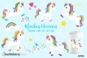 Rainbow Unicorn Clipart example image 1