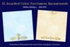 12 Jewelled Celtic Parchment Backgrounds Textures Set (586416 ...