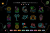 15 Summer Beach Embroidery Bundle