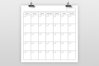 Blank Calendar Page Template Set (441603) | Physical | Design Bundles