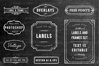 Chalkboard Frame and Label Overlays (82217) | Logos | Design Bundles