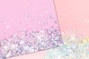 Pink Holographic Glitter Digital Paper (793721) | Patterns | Design Bundles