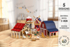 3D Farm Bundle Laser Cut. Home decor SVG