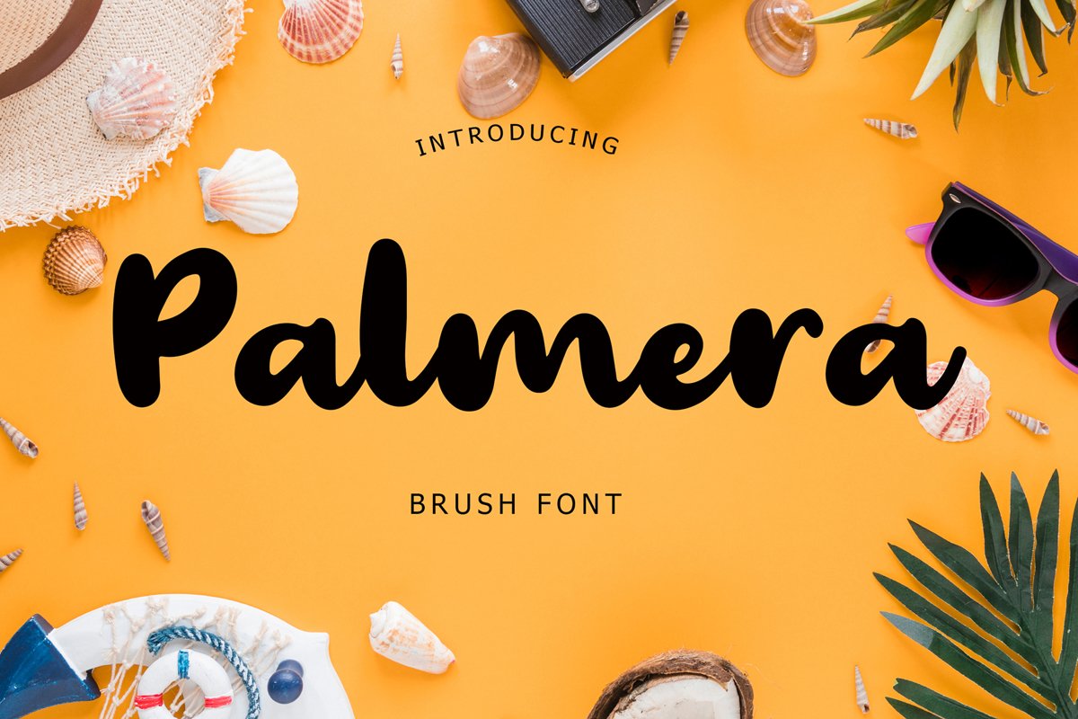 Palmera Brush Font example image 1