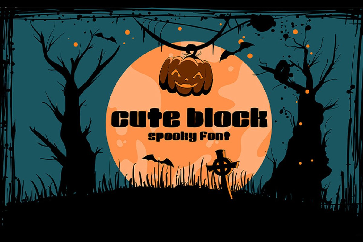 Cute Block | spooky and cute example image 1