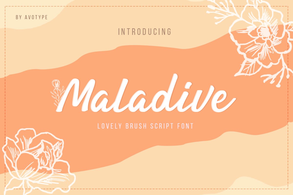 Maladive | Lovely Script Font example image 1