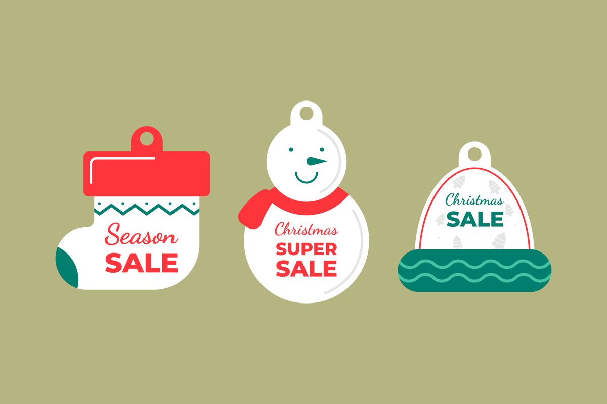 Christmas Sale Tag example image 1