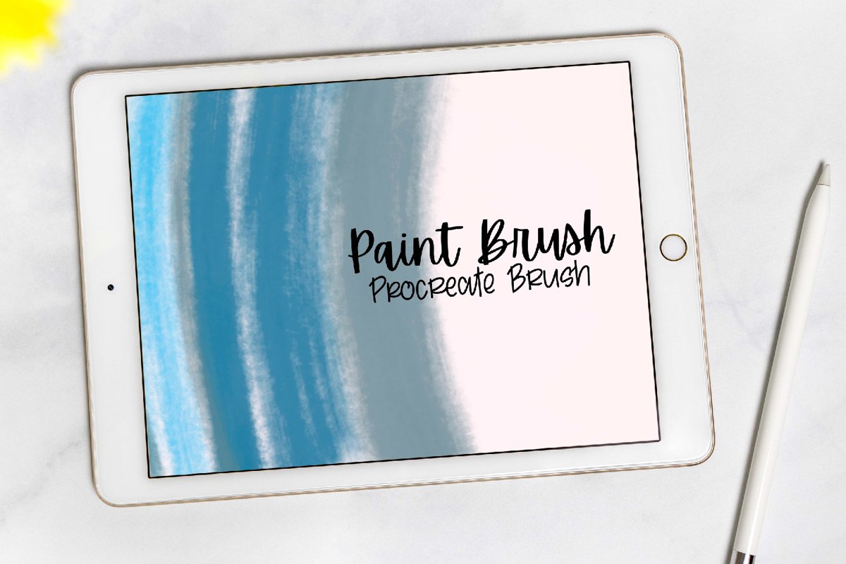 Procreate - Dry Paint Brush example image 1