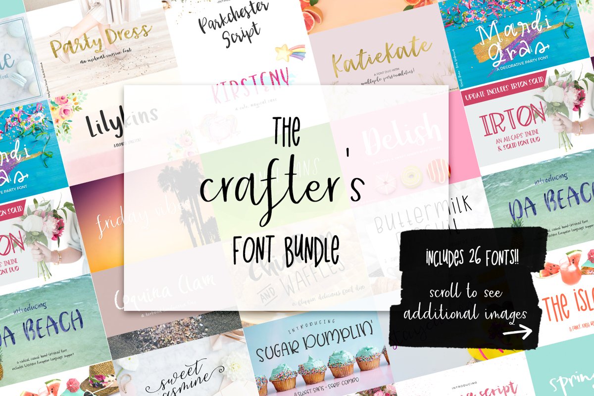 The Crafter's Font Bundle example image 1