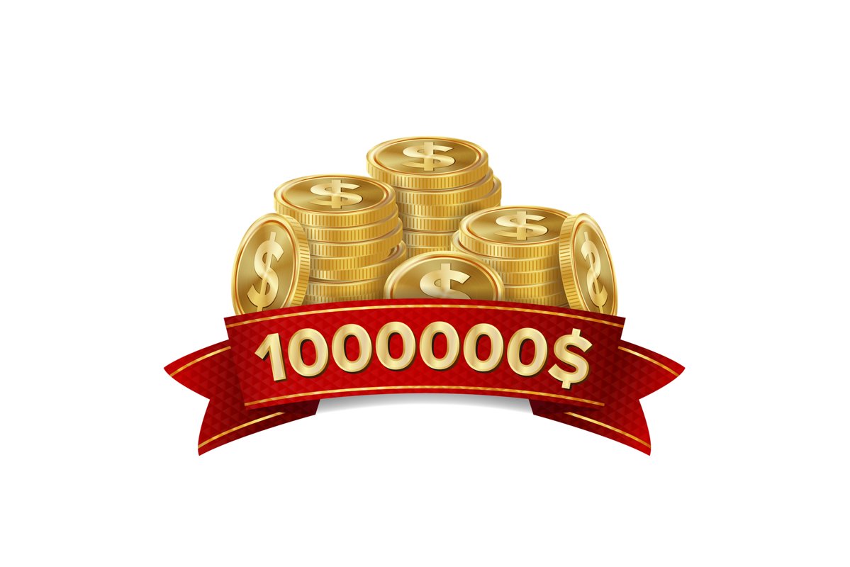 Jackpot Winner Casino Background Vector. Golden Coins example image 1