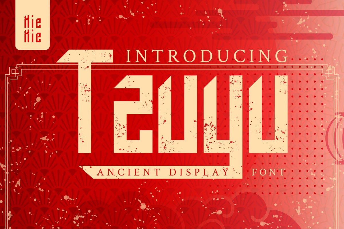 Tzuyu - Display Font example image 1