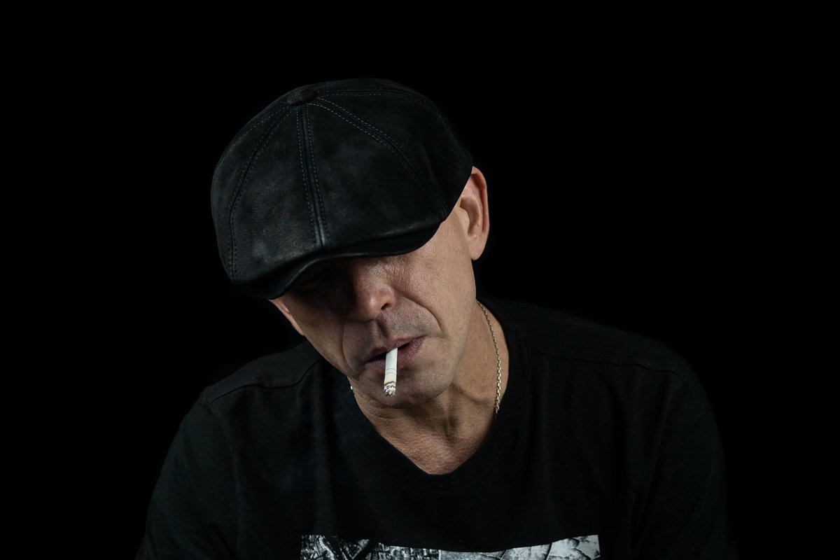 A man with a cigarette example image 1