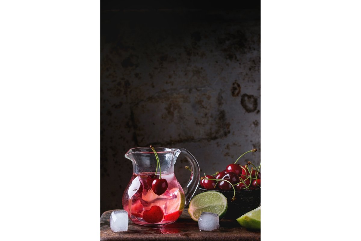 Cherry and lime lemonade example image 1