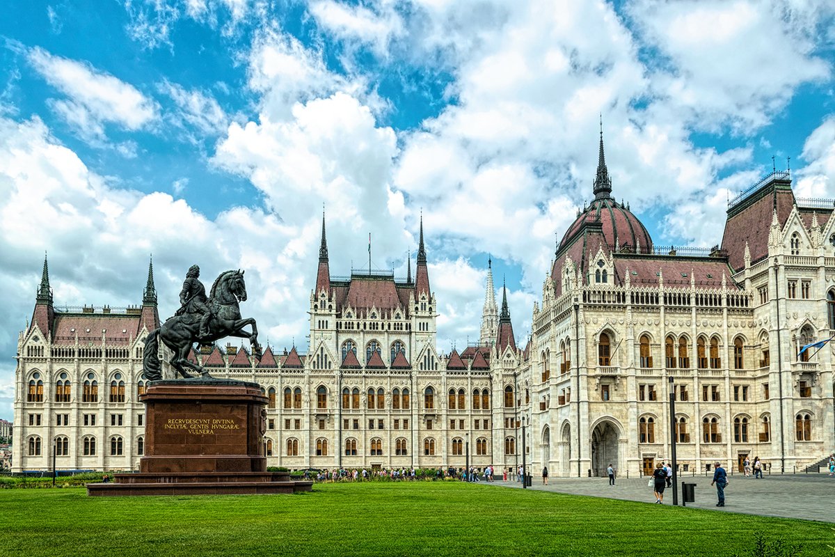 Gothic old building of the Hungarian parliament, Budapest example image 1