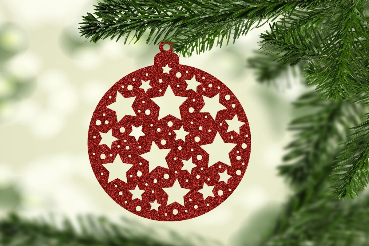 Christmas Ornament For Paper and Laser Design example image 1