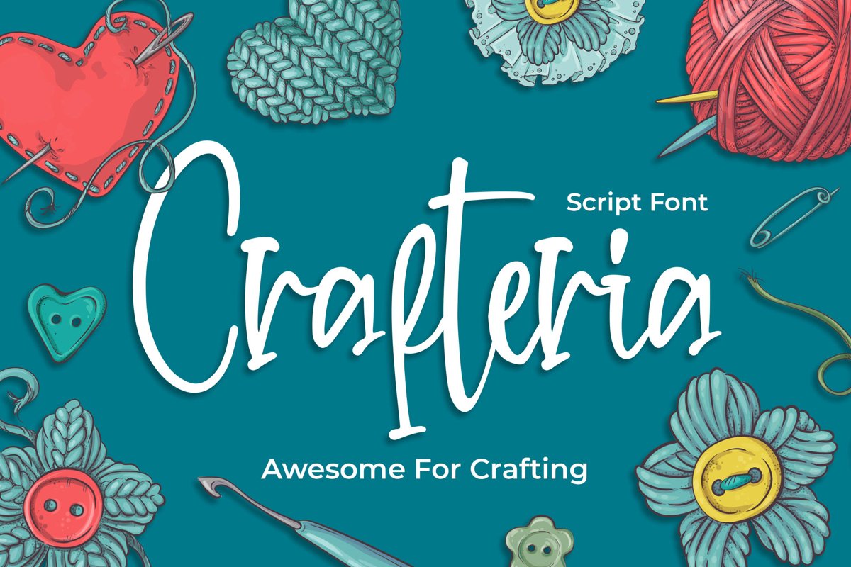Crafteria Script Font example image 1