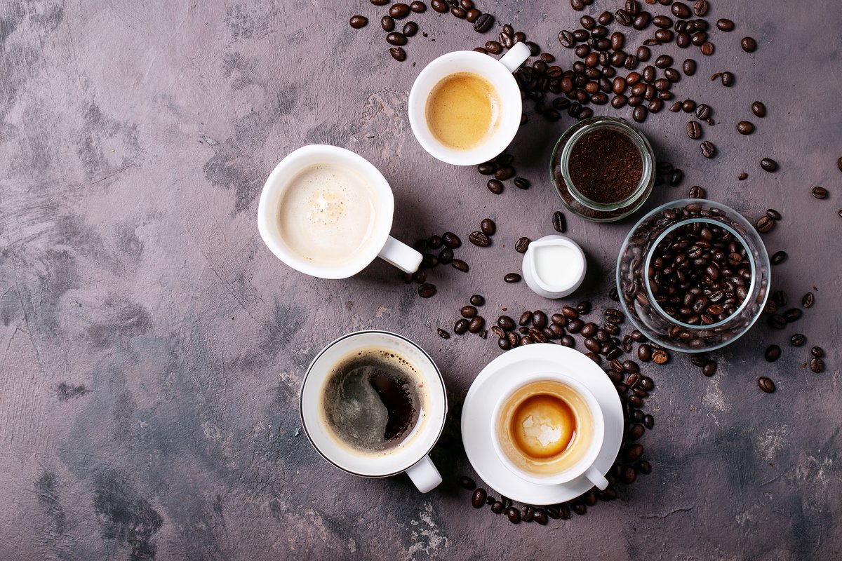 Fresh coffee in cups example image 1