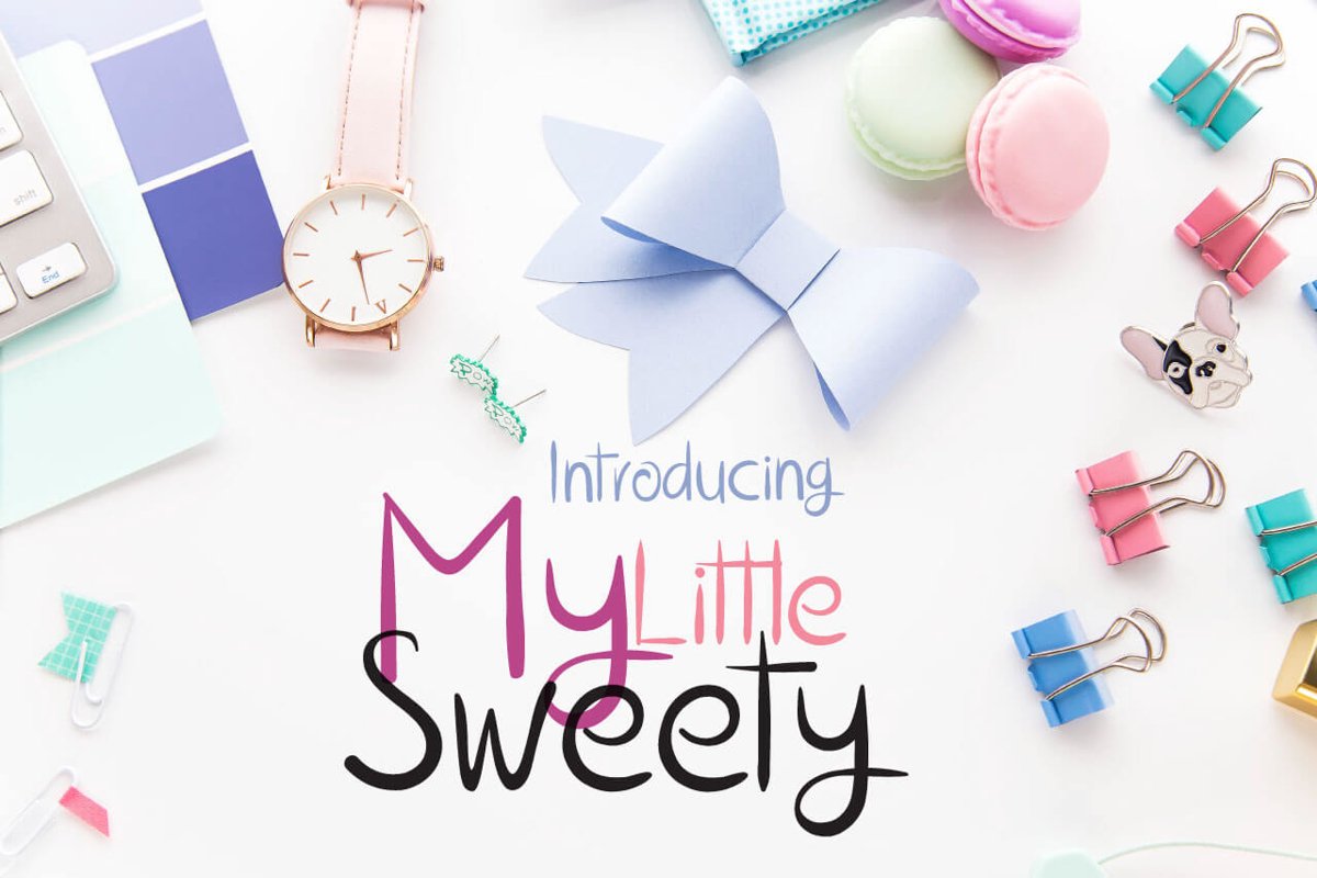 The My Little Sweety Font example image 1