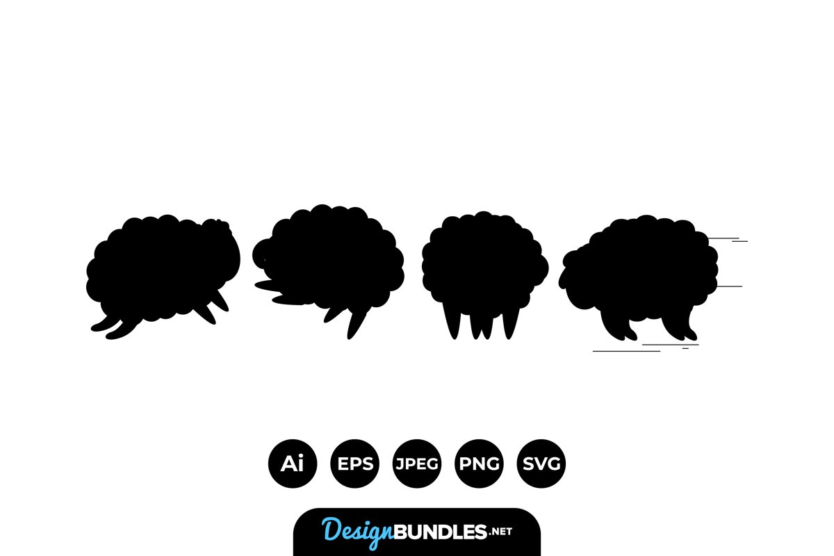 Sheep Silhouettes example image 1