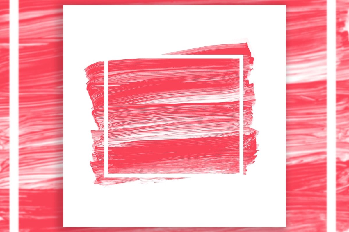Acrylic Brush Strokes Template Background example image 1