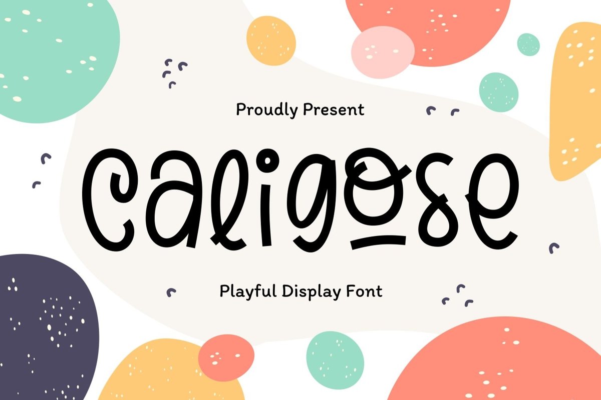 Caligose - Playful Display Font example image 1