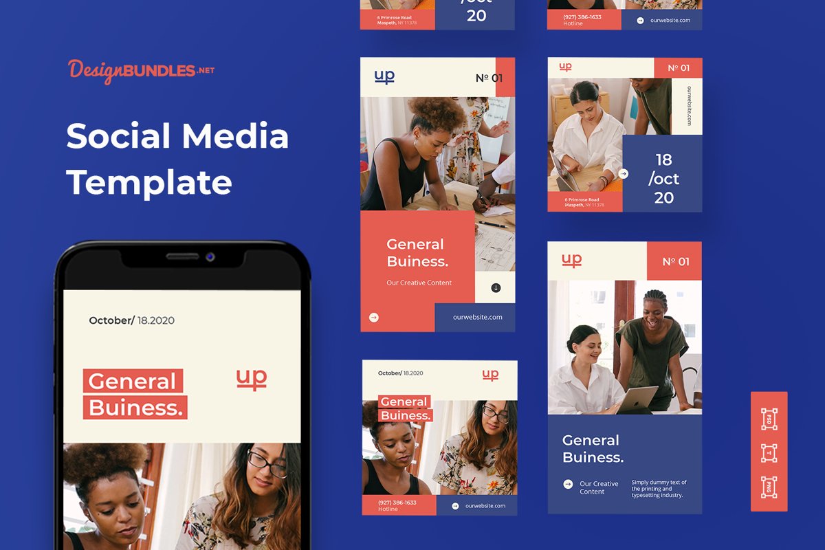 Social Media Template example image 1