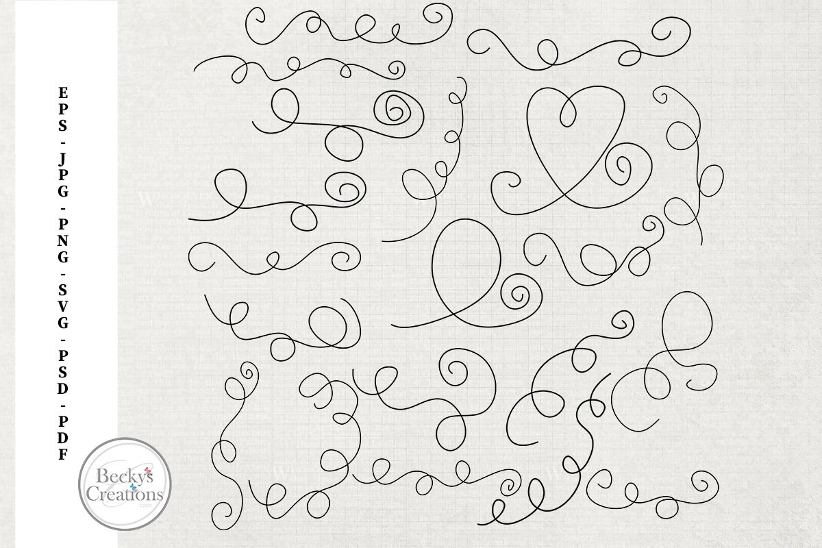 Doodle Strings Set One example image 1