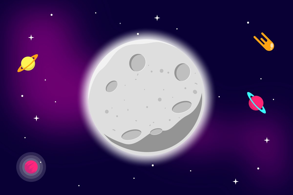 Moon Illustrations example image 1