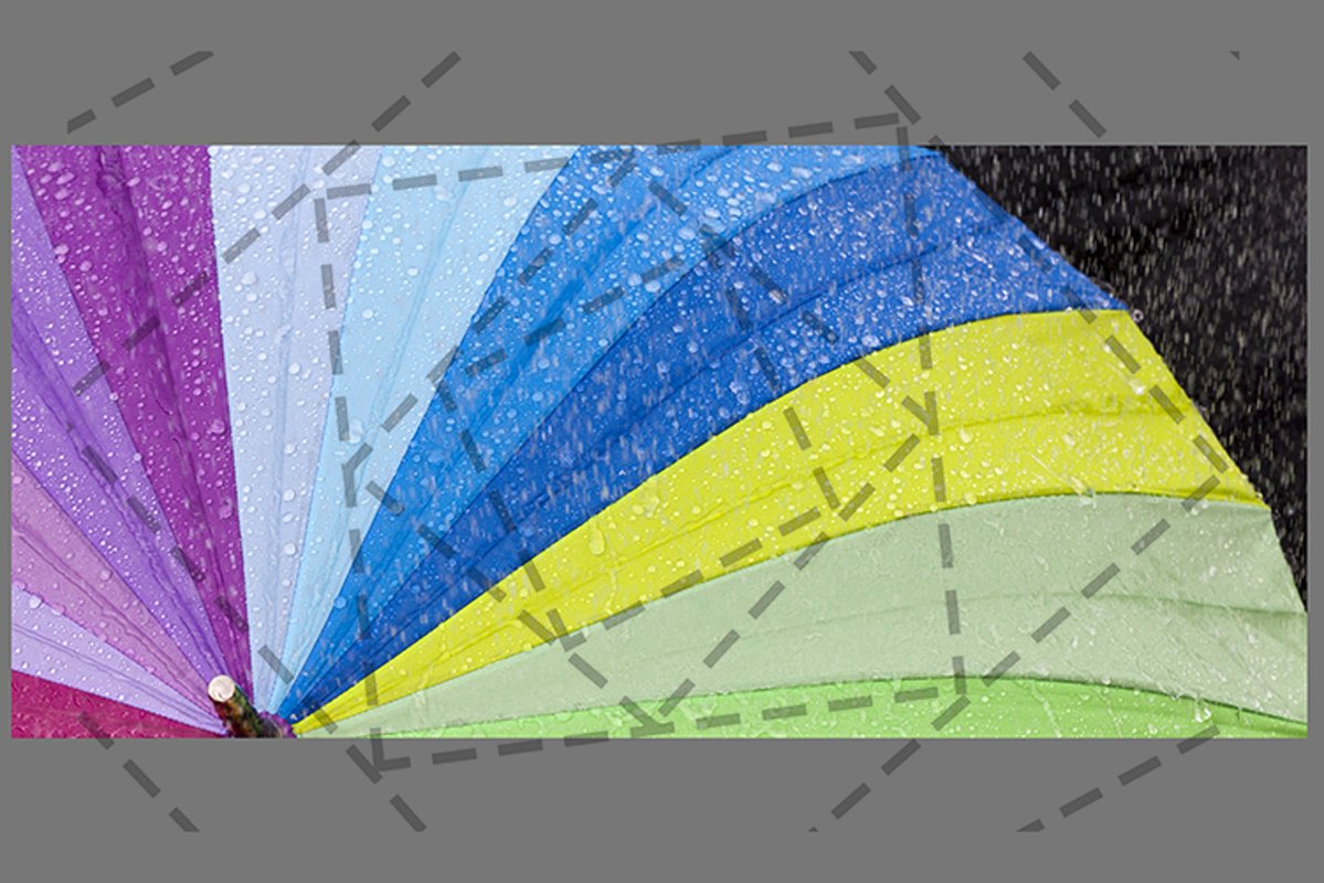 multicolored umbrella example image 1